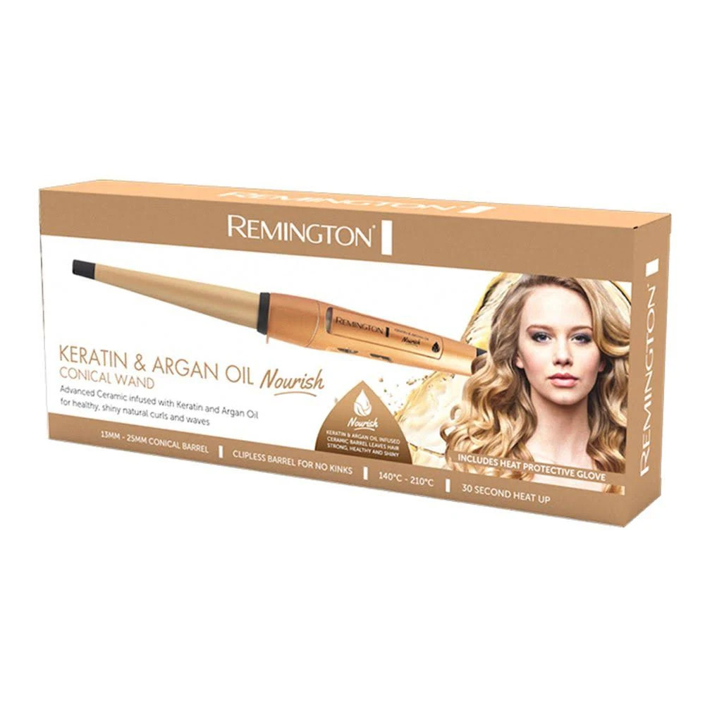 Remington Keratin Argan Oil Nourish Conical Styler CI53W1AU