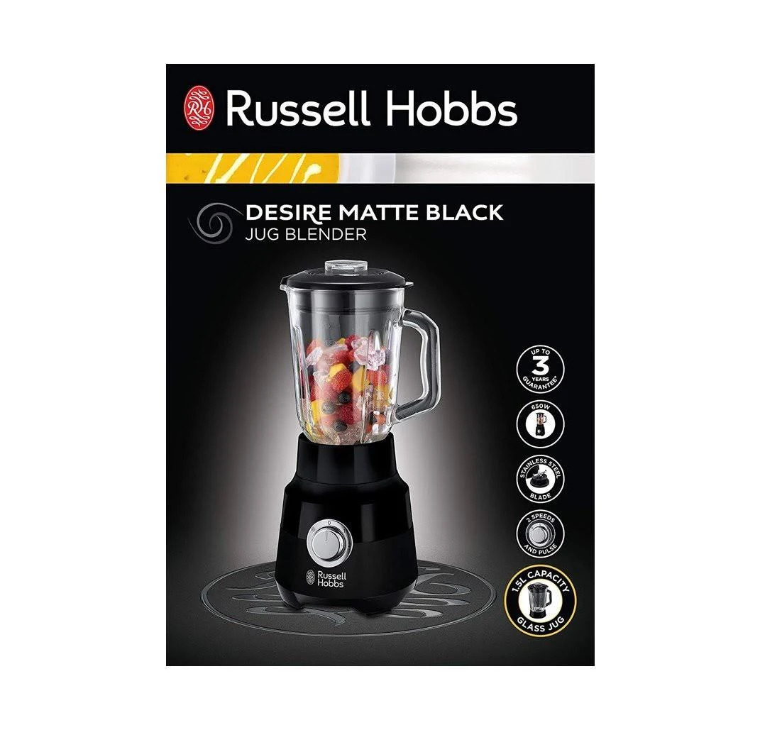 Russell Hobbs Desire Matte Black Blender RHBL5BLK
