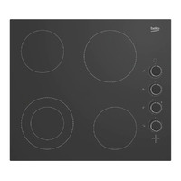 Beko 60cm 4 Zone Ceramic Cooktop BCT601CG