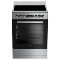 BEKO 60cm Stainless Vitroceramic Upright Cooker BFC60VMX1