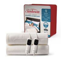 Sunbeam Sleep Perfect Antibacterial Electric Blanket Queen BLA6351