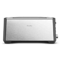 Breville 4 Slice Bit More Plus Toaster Brushed Stainless BTA440BSS