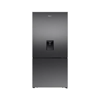 Hisense 500L PureFlat Bottom Mount Fridge Dark Steel HRBM500TBW