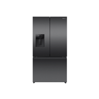 Hisense 634L French Door Fridge Black Stainless Steel with Water and Auto Ice Maker HRFD634BW