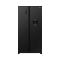 Hisense 541L PureFlat Side by Side Fridge Black HRSBS540BW