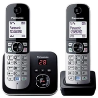 Panasonic Twin Cordless Phone Set KXTG6822ALB