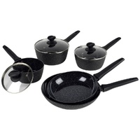 Russell Hobbs Black Marble SPC Cookware Set 5 Piece RHCWS5BM