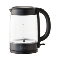 Russell Hobbs 1.7L Brooklyn Glass Kettle Black RHK172BCH