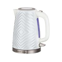 Russell Hobbs Groove Kettle in White RHK720WHI