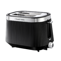 Russell Hobbs Bronte 2 Slice Toaster Black RHT2676BLK