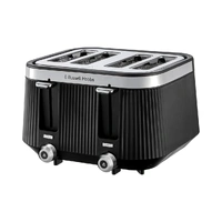 Russell Hobbs Bronte 4 Slice Toaster Black RHT2677BLK