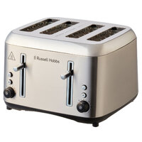 Russell Hobbs Addison 4 Slice Toaster Brushed Stainless Steel RHT514BRU