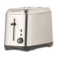 Russell Hobbs Carlton 2 Slice Toaster Brushed Stainless Steel RHT82BRU