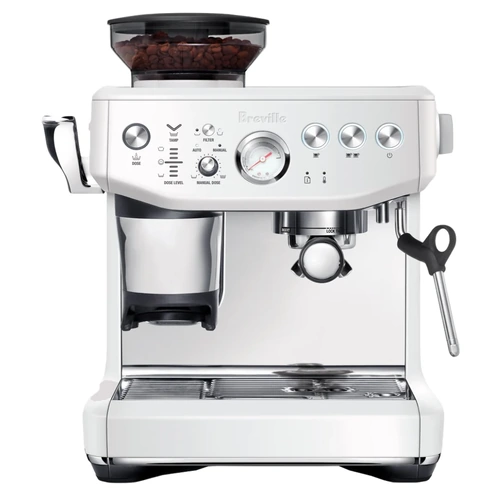 Breville The Barista Express Impress Coffee Machine Sea Salt BES876SST