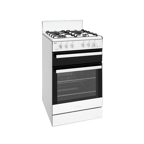 Chef 54cm Gas Upright Oven CFG503WBNG