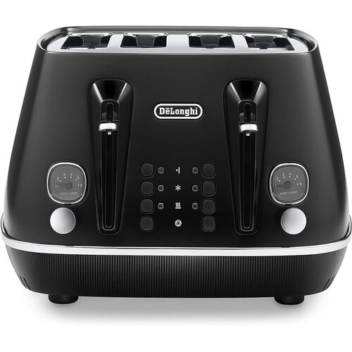 DeLonghi Distinta Moments 4 Slice Toaster - Sunset Black