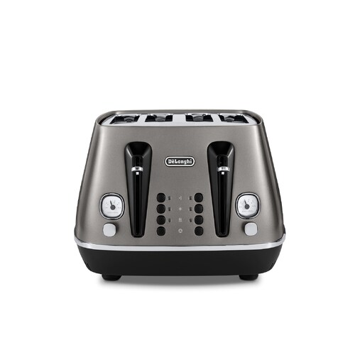 Delonghi Distinta Titanium 4 Slice Toaster CTIN4003TB