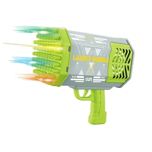 Bubble Gun with LED Lights - Colour Randomly Selected