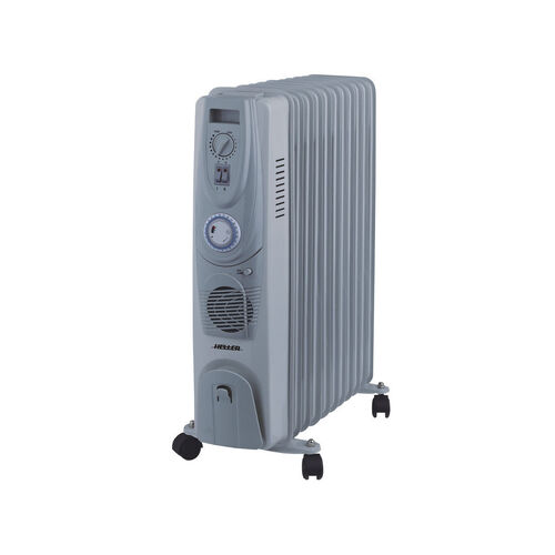 Heller 2400W 11 Fin Oil Heater with Fan & Timer HOIL11FT