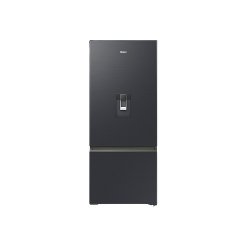 Haier 431L Bottom Mount Fridge Water Dispenser Black HRF420BHC