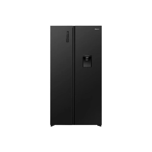 Hisense 541L PureFlat Side by Side Fridge Black HRSBS540BW