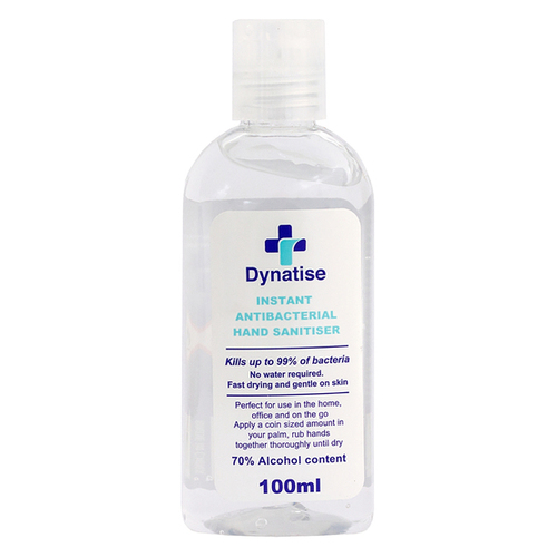 Dynatise Hand Sanitiser Gel Bottle - 100ml
