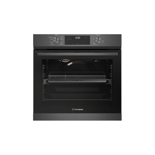 Westinghouse 60cm Multi-Function 8 Oven with AirFry Dark Stainless steel WVE6516DD